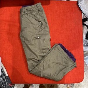 Burton Women’s Snowboarding Pants Olive Green